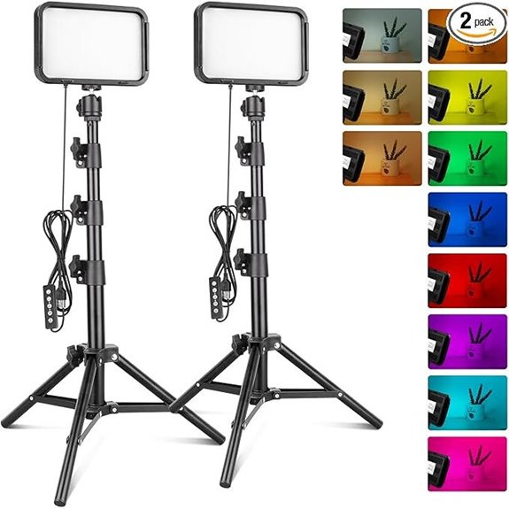 Torjim RGB Video Lighting with Tripod