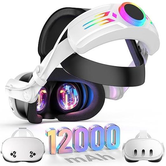 rgb vr headset strap