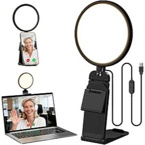 Zoom Lighting Ring Light for Video Recording