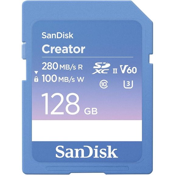 SanDisk 128GB UHS-II SD Card with Adobe Cloud