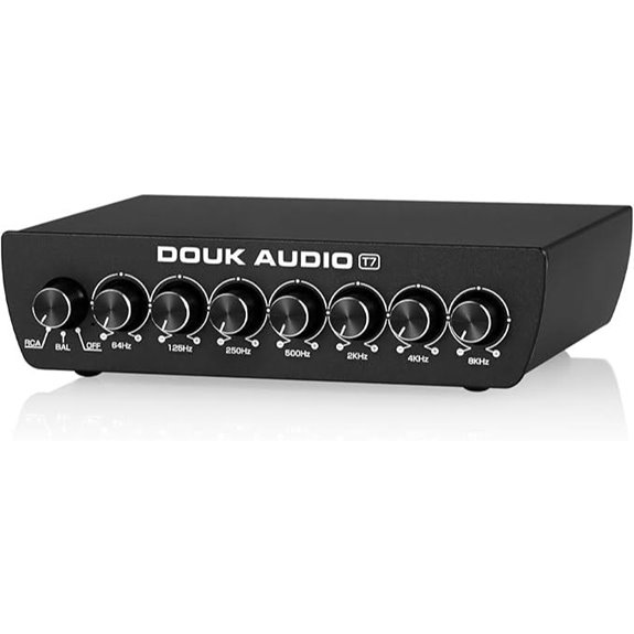 Douk Audio 7-Band Equalizer Preamp with XLR/RCA