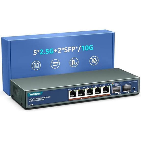 7-Port 2.5G Unmanaged Ethernet Switch
