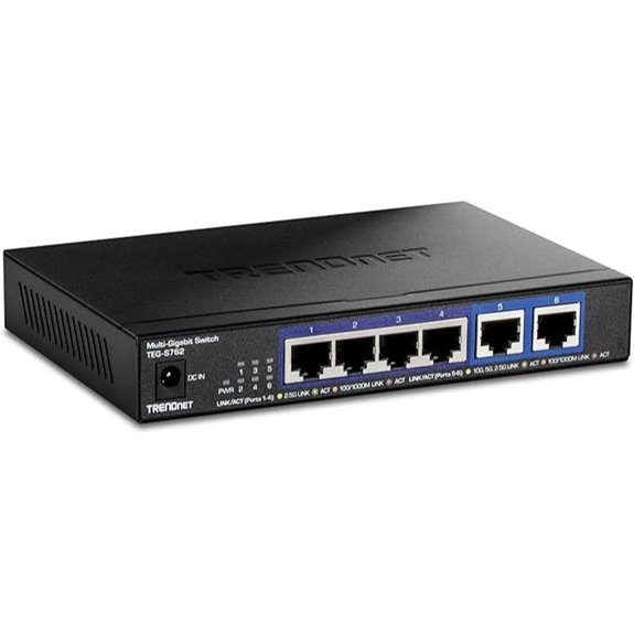 TRENDnet 6-Port 10G Switch with 60Gbps Capacity