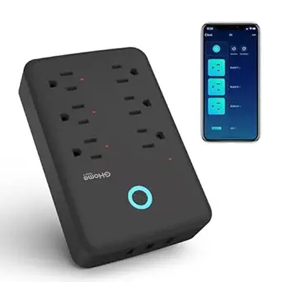 GHome Smart Plug Extender with USB & Surge Protector