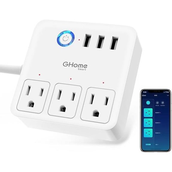 GHome 6-in-1 Smart Power Strip with WiFi