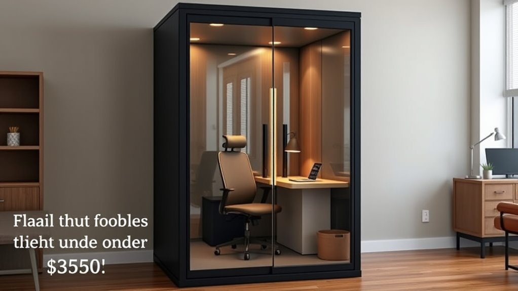 soundproof booth selection factors