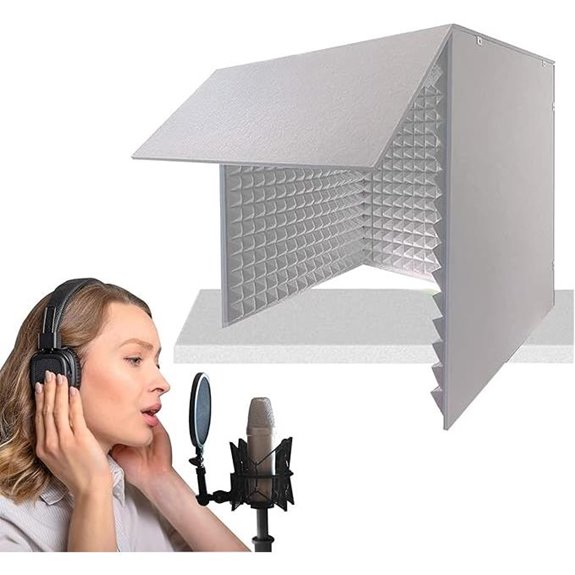WORDFUN Soundproof Vocal Booth for Recording and Podcasts