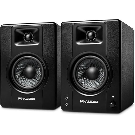 M-AUDIO BX4 Studio Monitors with Music Production Software