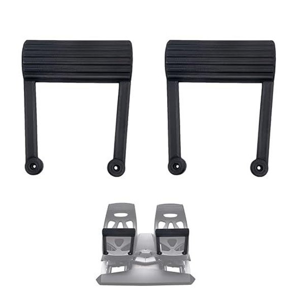 XINGBIRDS Widened Footrest for Thrustmaster Pedals