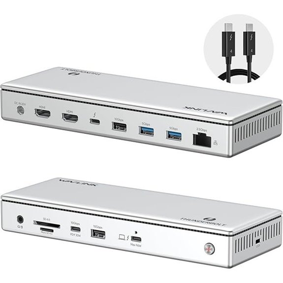 WAVLINK Thunderbolt 4 Hub with Dual HDMI & 4K