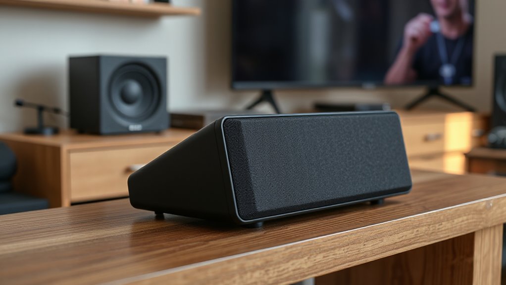 top center channel speakers