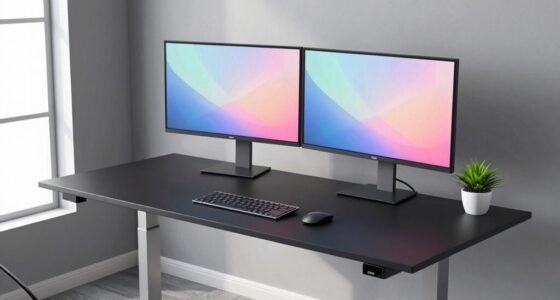 top dual monitor desks