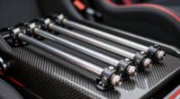 top racing seat slider rails