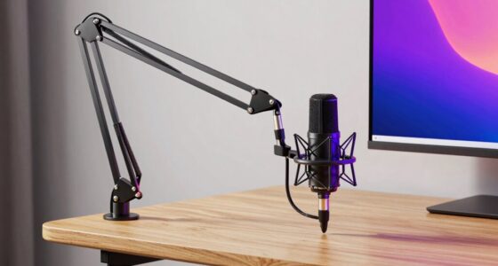 top streaming microphone boom arms