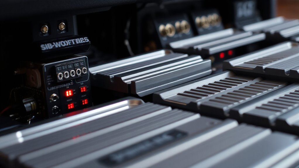 top subwoofer amplifier plates