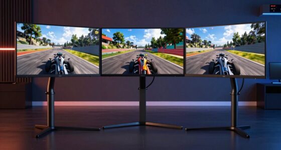 top triple monitor stands