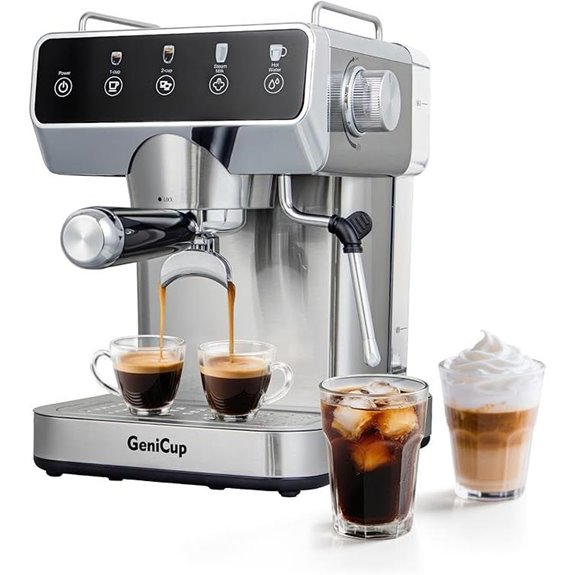 Expresso Coffee Machine with Touchscreen & Milk Frother