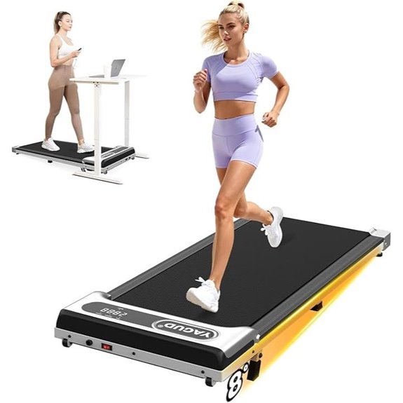 Walking Pad Treadmill with Incline and Remote