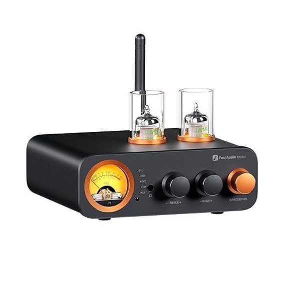 Fosi MC331 Tube Amplifier with DAC and Bluetooth