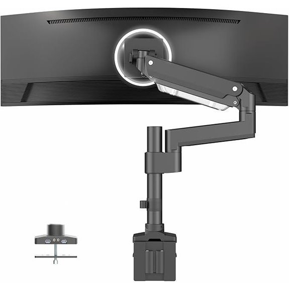 VIVO Aluminum Monitor Arm for Ultrawide Monitors