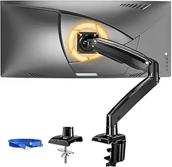 ErGear Single Ultrawide Monitor Mount with Swivel