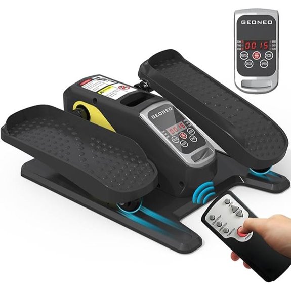 Under Desk Elliptical Machine with Display and Remote