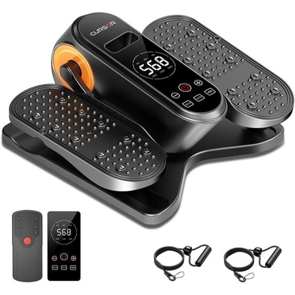 Under Desk Elliptical Machine with Remote Control