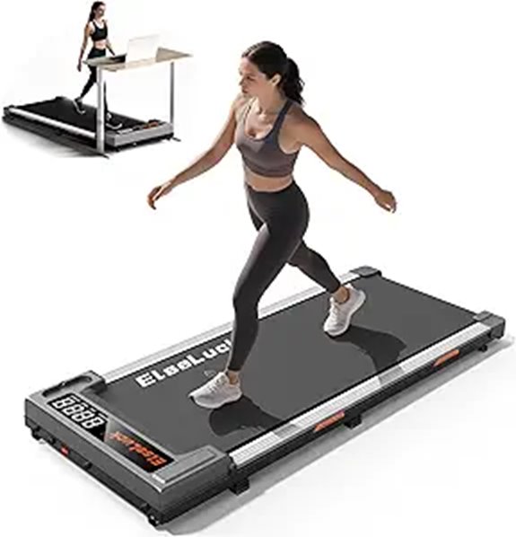 Walking Pad Under Desk Treadmill with Remote & LED Display