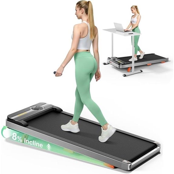 Walking Pad Under Desk Treadmill with Remote Control