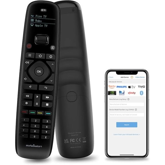 SofaBaton U2 Universal Remote with App Control
