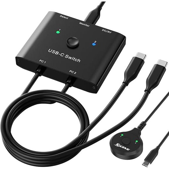 USB-C Bi-Directional KVM Switch with 8K Video
