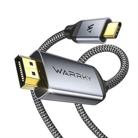 WARRKY USB-C to HDMI 4K Cable for Apple & Samsung