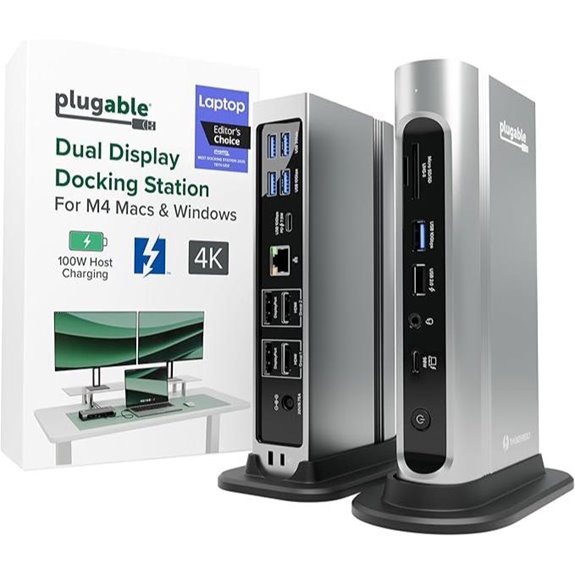 Plugable 16-in-1 Thunderbolt 4 Dock for Mac & Windows