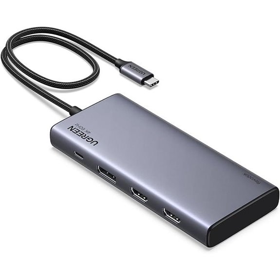 UGREEN 8-in-1 USB-C Dock with Dual 4K Monitors