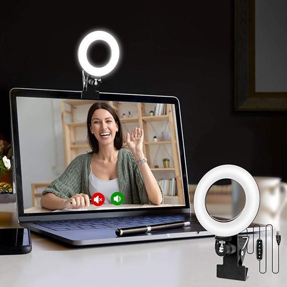 Conference Ring Light for Video Calls & Streaming