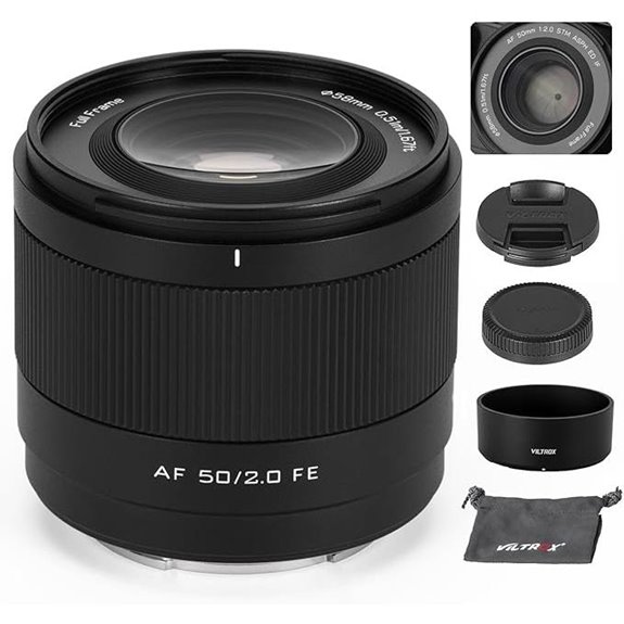 VILTROX 50mm F2.0 Lens for Sony E-Mount Cameras