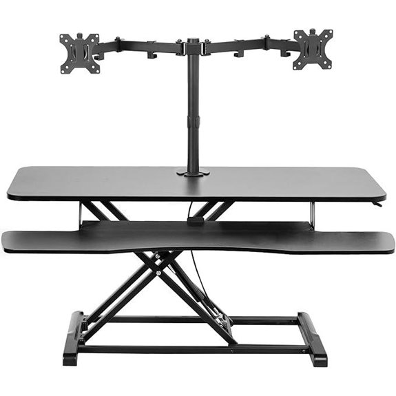 VIVO 42-inch Height Adjustable Standing Desk Converter