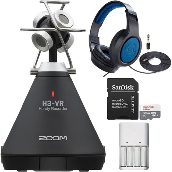 Zoom H3 VR Audio Recorder with Accessories
