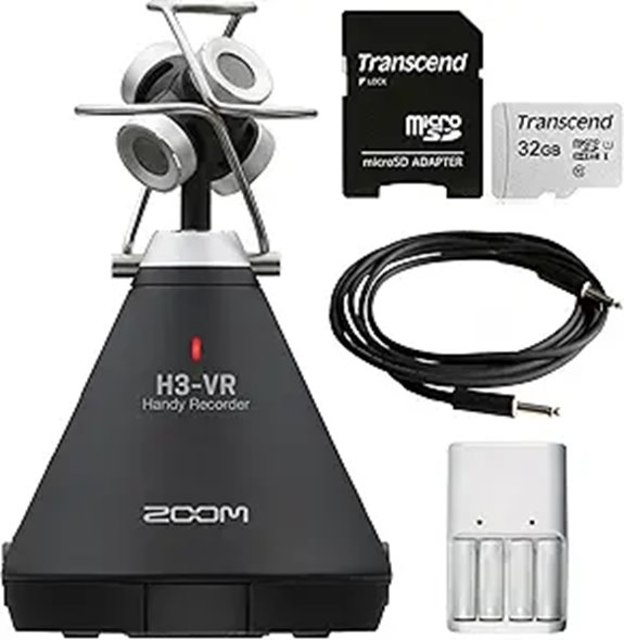Zoom H3 VR Audio Recorder with Accessories