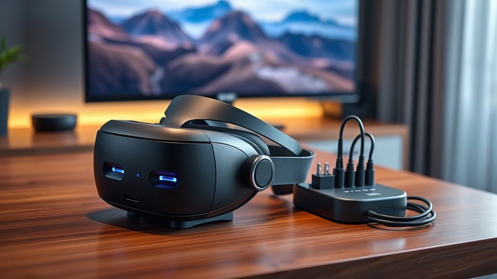 vr headset charging considerations