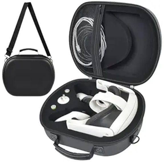 vr headset with accessories