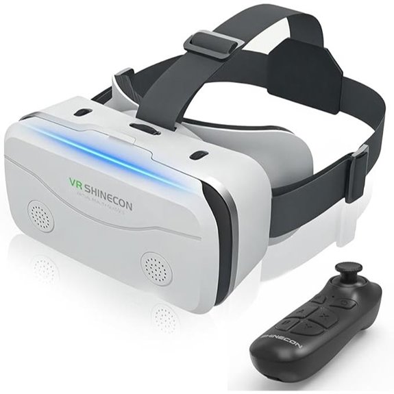 VR Headset with Bluetooth Controller for iOS/Android