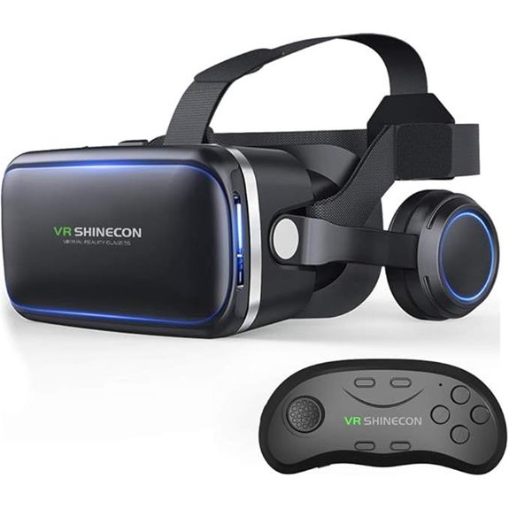 vr headset with remote