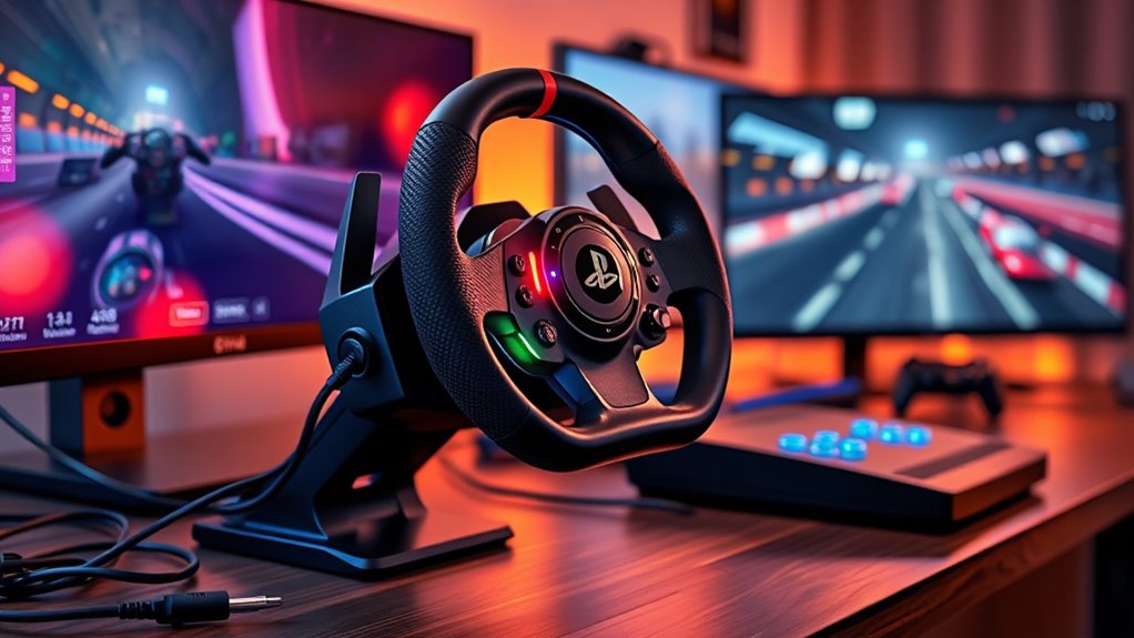 vr racing wheel considerations