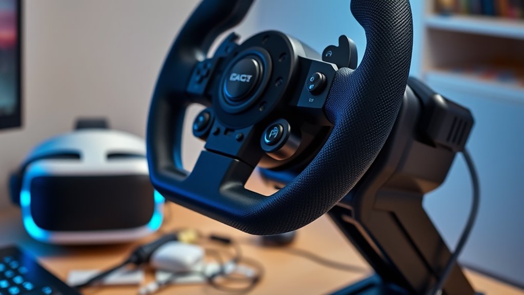 vr racing wheel considerations