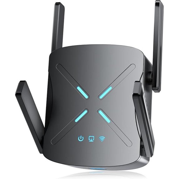 WiFi Extender Signal Booster with Gigabit Ethernet