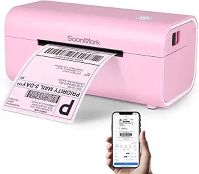 Wireless Bluetooth Thermal Label Printer for Shipping