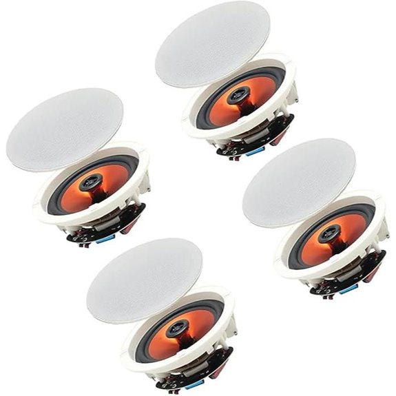 Herdio 6.5 600W Bluetooth Ceiling Speakers (4 Pack)