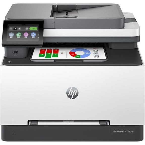 HP Color LaserJet Pro MFP 3301fdw Wireless All-in-One Printer