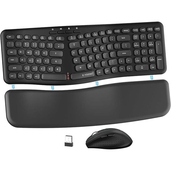 E-YOOSO Wireless Ergonomic Keyboard & Mouse Set